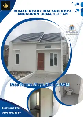 Rumah Dp 0 Free Biaya Malang kota