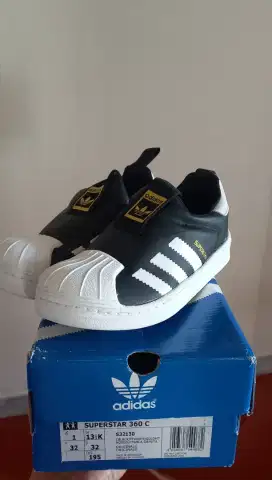 Adidas Superstar Kids 360 C Black White Bnib