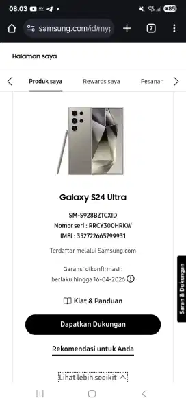 Samsung S24 Ultra 256 SEIN like new