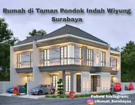 Rumah di Wiyung dkt Gunungsari, Ketintang, Kebraon, Citraland