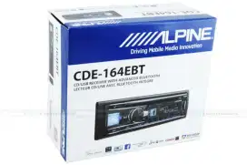 Dijual Tape Head Unit Alpine 164EBT Bluetooth Single Processor Highend