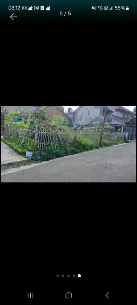 Jual cepat tanah sangat strategis 5.5 Jt/Meter Nego keras