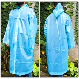 Jas Hujan Portable Raincoat Poncho EVA All Size with Hood