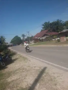Tanah tepi aspal Lintas timur kulim Pekanbaru,  2195m2
