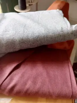 Kain bahan untuk membuat celana dan jaket turahan dari pesenan