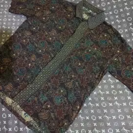 BATIK PRIA COKLAT BATIK MURAH COWOK FORMAL BATIK SECOND BATIK