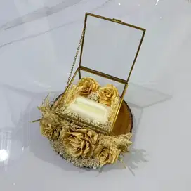 Rustic Ring Box | Tempat Cincin Nikah | Kotak Cincin Aesthetic Kayu