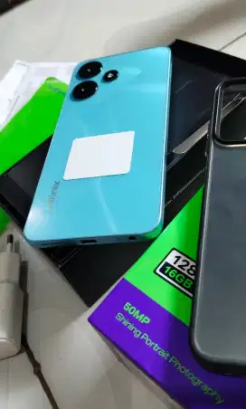 Infinix Hot30i 8+8/128.Resmi fullset No minus