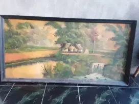 Lukisan tua pemandangan