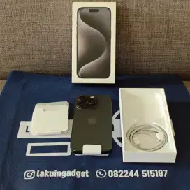 Iphone 15 Pro 256Gb Black Titanium Fullset Original Eks Ibox