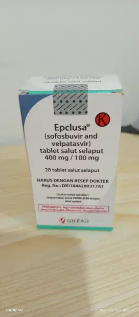 Obat Hepatitis EPCLUSA 400mg Sofosbuvir Velpatasvir