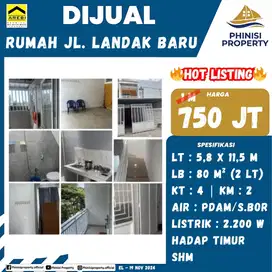 Rumah 2 Lantai Tengah Kota Dekat Veteran Selatan dan Andi Djemma