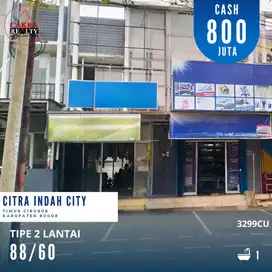 [3329]Ruko 2 Lantai Murah di Boulevard Citra Indah City Jonggol