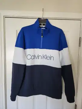Half Zipper Color Block CK