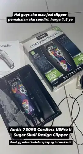 Dijual cepat clipper andis!! 1jtan aja