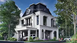 Dijual Rumah Dengan Gaya American Classic Di Kebayoran Residence