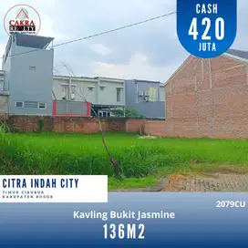 [2079cu] Kavling Premium Luas 136m2 Citra Indah City Cileungsi Jonggol