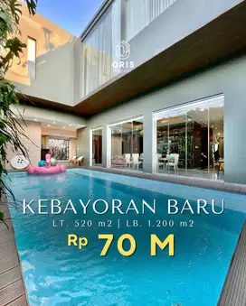 Rumah Fully Furnished Prime Area di Kebayoran Baru Jakarta Selatan