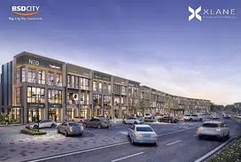 RUKO HADAP JALAN PARKIR DOUBLE LAYER LOKASI STRATEGIS FREE DP