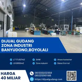 Dijual Cepat! Tanah Industri Strategis 17.057m² di Boyolali,
