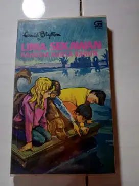 Novel bekas second koleksi pribadi lima sekawan cetakan tahun 80 an