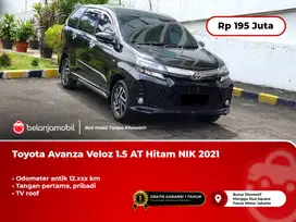 [ LOW KM 12RB ] Toyota Avanza Veloz 1.5 AT Hitam 2021/2022