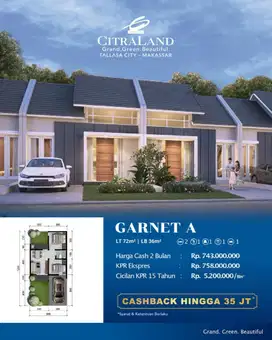RUMAH DI JUAL MAKASSAR CITRALAND TALLASACITY