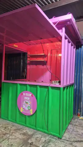 GEROBAK KONTAINER/BOOTH KONTAINER/GEROBAK DORONG/KONTAINER/GEROBAK