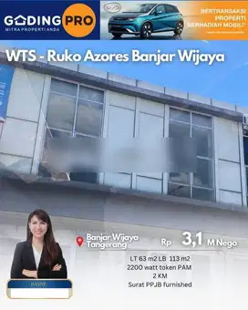 Ruko Azores Banjar Wijaya Cocok Usaha