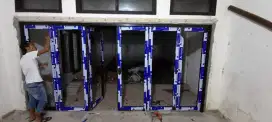 Menerima pemasangan kaca almunium castom