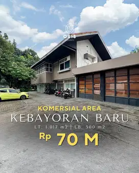 For Sale Komersil Area Dekat Brawijaya Cocok Untuk Kantor, Klinik