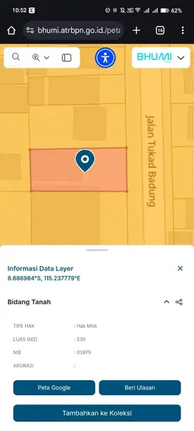 Tanah Bonus Bangunan Toko Dan Rumah Di Jl Utama Jl Tkd Badung Renon