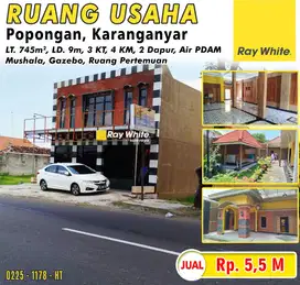 Dijual Ruang Usaha di Popongan Karanganyar