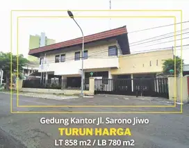 Murah Pol Dijual kantor Siap Pakai Jalan Saronojiwo Jemursari Prapen