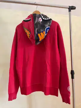 Hoodie BAPE Fullzip Half camo Original 100%
