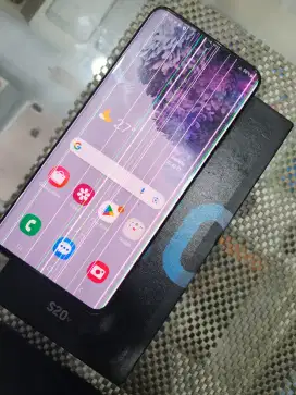 Samsung s20+ 8/128HB minus layar bergaris