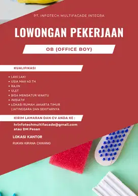 Lowongan OB (Office Boy)