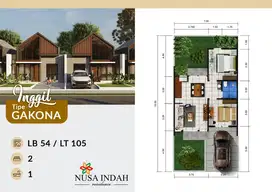 Di Jual Rumah Modern Di Nusa Indah Residence, di pusat Kota Bogor