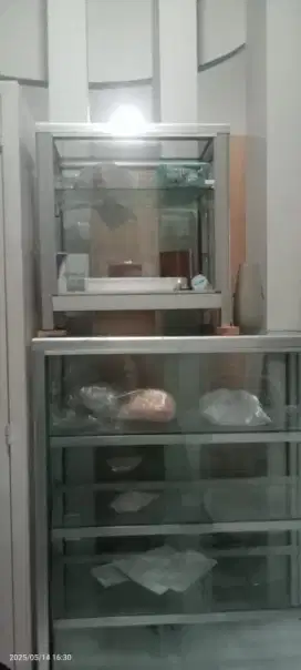 Rak, Etalase, Rak Kaca Buat Usaha Warung