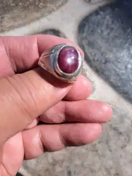 Batu cincin Ruby ster Birma