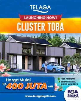 Rumah tipe 31/60, 39/72, 46/72, 52/72 Cluster Toba Telaga Legok
