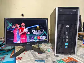 Sepaket PC HP Pro intel i5 3.6ghz ram 8gb speaker Full aplikasi game