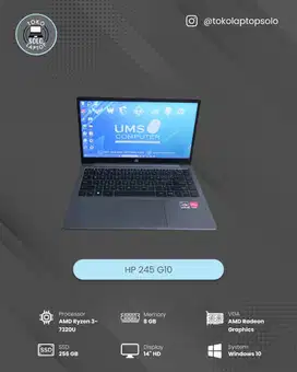 HP 245 G10 AMD Ryzen 3-7320U RAM 8GB SSD 256GB AMD Radeon Graphics