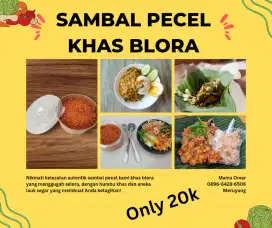 Sambal Pecel Khas Blora