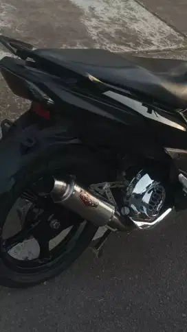 Jual knalpot black devil Mio M3 serta cover kipas