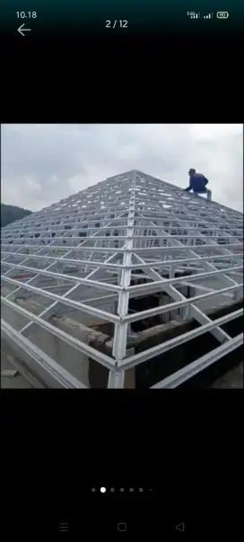 atap bocor kanopi atap bajariagan terpasang dlk