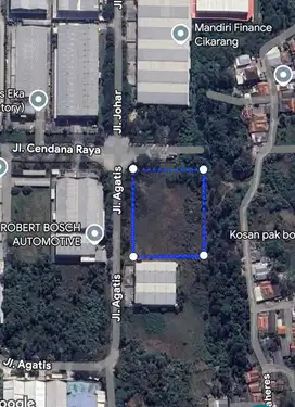 DIJUAL KAVLING INDUSTRI LUAS 5951 M2 LIPPO CIKARANG