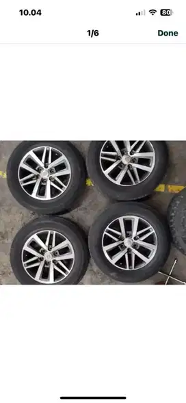 Jual cepat 40velg fortuner vrz beserta ban nya