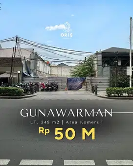 Tanah Komersil Cocok Untuk Resto Atau Cafe, Area Gunawarman