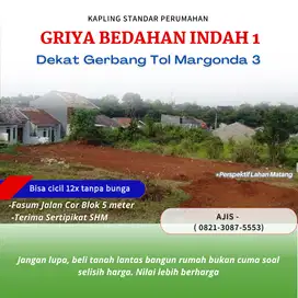 Promo Tanah Gratis SHM: Dekat Masjid Kubah Emas Dian Al-Mahri Depok